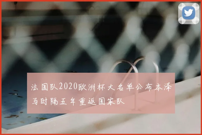 法国队2020欧洲杯大名单公布本泽马时隔五年重返国家队