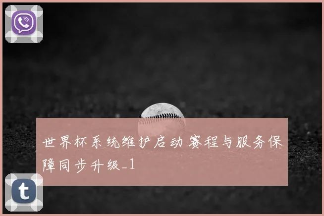 世界杯系统维护启动 赛程与服务保障同步升级_1